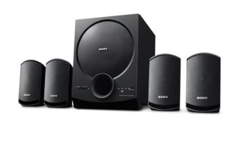 Sony SA-D40M2 All in One 4.1ch Home Theatre System with 100W Power Output and Powerful Subwoofer – Black (Model no.YY2090C)