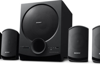 SONY New SA-D40M2 All In One 4.1ch Home Theatre system with Powerful Subwoofer 100 W Bluetooth Home Audio Speaker(Black, 4.1 Channel)