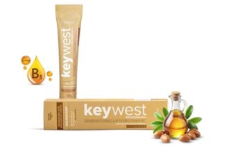 Keywest Professional Hair Color Tube, No. 3 Dark Brown – 80gm (Ammonia Free) | 2in1 Formula Hair Color + Hair Spa | Enriched with Organic Argan Oil