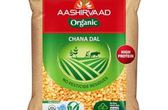 Aashirvaad Organic Chana Dal, 1 Kg, 100% Organic Chana Dal, Rich in Protein