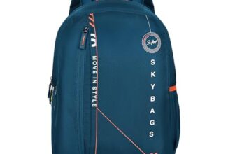 Skybags Unisex Brat 20L Premium Polyester Adjustable Straps 4 Compartment Backpack (E) Navy