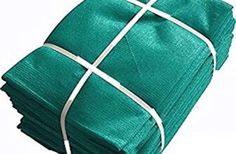 Divayanshi Green ShadeNet | UV Protected & Heavy-Duty AgroNet | 90-95% Sunblock for Terrace, Garden, Greenhouse, Balcony & Outdoor Use | Durable & Weatherproof Plant ProtectionNet (5 * 8 FT)
