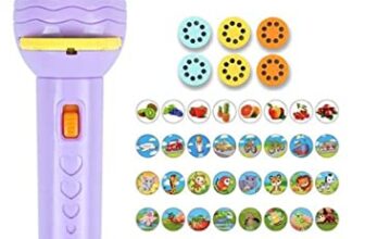 Graphene Bedtime Fun Kids Slide Projector Torch, Premium ABS Materials, Easy-to-Use Interchangeable Slides, Versatile Flashlight for Nighttime Safety, The Perfect Sleep Companion for Children
