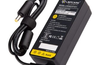 Lapcare Compatible Adapter Charger for HP 18.5v 3.5A 65W Yellow Pin (Without Power Cable)
