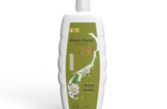 Patanjali Kesh Kanti Hair Cleanser Milk Protien Shampoo, Herbal Care for Healthy Hair, Suitable for All Hair Types (650 Ml)