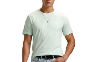 WROGN Men’s 180 GSM Pure Cotton T-Shirt | Solid | Slim Fit
