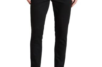 Amazon Brand – Symbol Men’s Cotton Rich Stretch Jeans (Skinny Fit) Jet Black 28