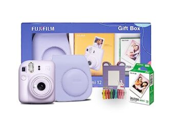 Fujifilm Instax Mini 12 Gift Box with 10 Shots- Purple