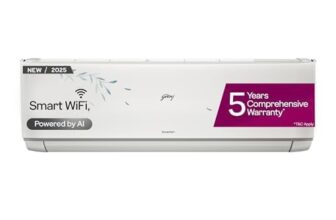 Godrej 1.5 Ton 3 Star (5 Years Comprehensive Warranty) 5-In-1 Convertible Cooling Inverter Split AC (Copper, Model, Heavy Duty Cooling at 52 °C, AC 1.5T EI 18A3T PYA IVBL IOT, White)