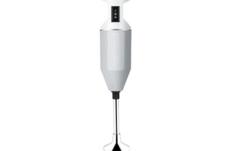 Maharaja Whiteline Plastic Torsio Plus Hand Blender with 3 Blades, Long Lasting Performance with 250 Watt Motor| Multiple Detachable Blades | 2 Year Warranty – Hb-141 (Grey)