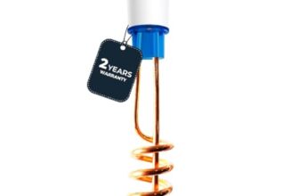 Cadlec UltraHeat 1500W Shockproof RapidHeat Technology Electric Copper Water Heater Immersion Rod With Waterproof & Protection | Instant Heating | ISI Certified 2 Year Warranty