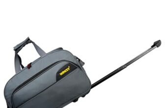 Wincey Strolley Duffle Bag-Grey Spacious, 65L