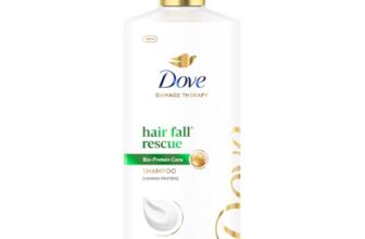 Dove Hair Fall Rescue Shampoo 1 L|| For Damaged Hair|| Hair Fall Control for Thicker Hair – Mild Daily Anti Hair Fall Shampoo for Men & Women