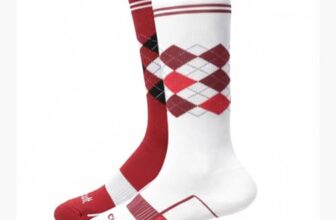 CULT Men’s Sports Knee-Length Football – Soccer Cotton Terry Socks – Ultra Soft, Sweat-Absorbent, Anti-Microbial with Arch Support & Compression – Pack of 2