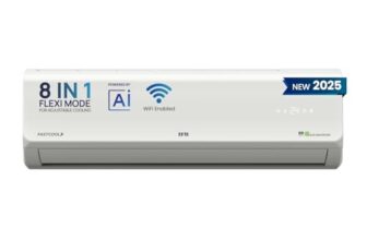 IFB Model Silver Plus Smart Series 1.5 Ton 5 Star In-built Wifi Split AC with HD Compressor, AI, Dual Gold Fin & 8-in-1 Flexi Mode – White (CI185SL22SGN1, Copper Condenser)