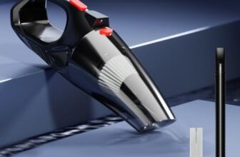 GoMechanic Wireless Portable Vacuum Cleaner for Home and Car – 120 Watts Motor High Suction Power 5500PA – Dust Cleaner for Pet Hair, Sofa – Cordless Mini Vacuum Cleaner – HEPA Filter (GMA_VC_006)