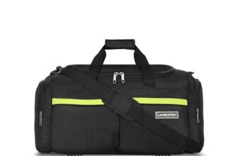 Lavie Sport Epitome 55 cms Duffle Bag | Sturdy Airbag Duffle | Spacious Gym Duffle Bag