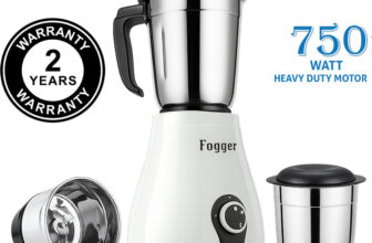 Fogger Super Fast 3 Stainless Jars 750 W Juicer Mixer Grinder(Super | 3 Jars | White)