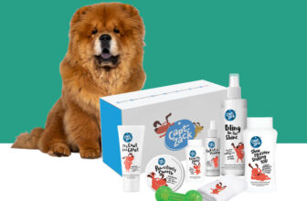 Captain Zack The Chow Chow Groom Box Ultimate 8-in-1, Head-to-Paw Groom-Kit for Your Puppy- (Shampoo +Conditioner +Dry Shampoo +Paw Butter +Toy +Towel)- pH Neutral and Paraben Free Pet Spa Kit