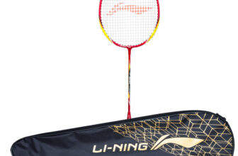 LI-NING XP 900 Badminton Racket Pack of 1 + 1 Full Cover (Red, Orange) Multicolor Strung Badminton Racquet(Pack of: 2, 95 g)