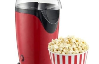 Cospex Automatic Popcorn Machine Electric Oil-Free Snacks Cum Popcorn Maker Machine for Home and Restaurant