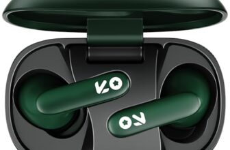 GOBOULT Z20 Made in India Bluetooth Ear Buds Wireless 51H Playtime, Clear Calling ENC Mic, Low Latency Gaming, 10mm Drivers Earbuds Buds Bluetooth Wireless Earphones (Pine Green)