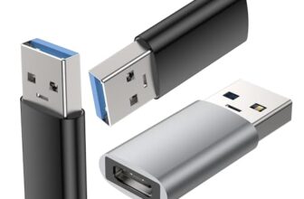 C & E- |3 Pack| USB to USB C Adapter,USB 3.0 Type C Female to USB Male OTG Adapter- Compatible with All iOS Devices