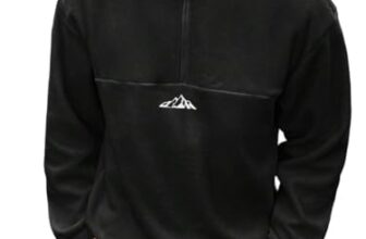 JVX Unisex-Adult Wool Blend Round Neck Sweatshirt (MSS-01_Black