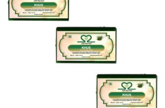 S2M Herbal Pure Glycerine Khus Soap Pack Of 3 (3 x 125 g)