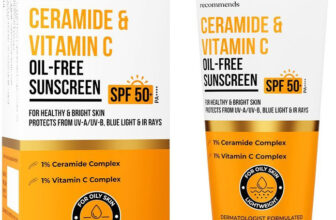 Dr. Sheth’s Sunscreen – SPF 50 PA+++ Ceramide & Vitamin C|SPF 50+ Pa+++| All Skin Types(50 g)