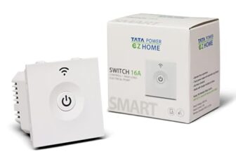 Tata Power EZ Home Wifi MOSFET Smart Switch 16A 1 Channel, Modular Home Automation Product, 2_Way, Track Power Usage, White