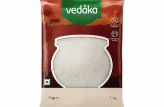 Amazon Brand – Vedaka Popular Sugar (Small Crystals), 1 kg