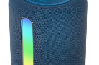 SnapUp Stone S20 Upto 7H TYPE C ACOUSTIC STEREO SOUND RGB 55mm DRIVER TWS DOUBLE IMPACT 12 W Bluetooth Speaker(Rizz Blue, Stereo Channel)