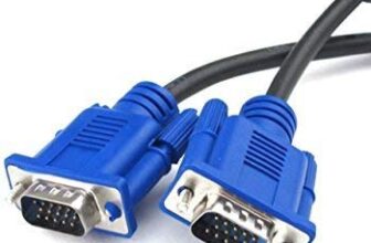 Terabyte VGA to VGA Cable 1.5m (Normal) 1.5 m VGA Cable (Compatible with Computer, Black, One Cable)