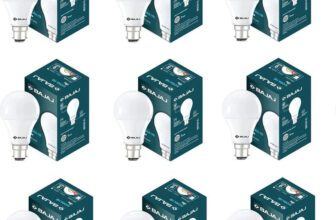 BAJAJ 9 W Basic Round B22 LED Bulb(White, Pack of 9)
