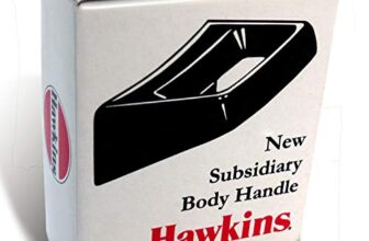 Hawkins Plastic Subsidiary Body Handle For 3.5 Litre To 12 Litre Hawkins Pressure Cookers, Black, Standard (B11-05), 12 Liter