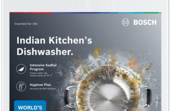 BOSCH SMS66GW01I Free Standing 13 Place Settings Intensive Kadhai Cleaning| No Pre-rinse Required Dishwasher