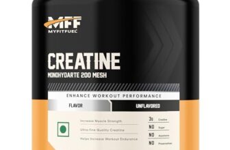MyFitFuel Micronized Creatine Monohydrate (200 Mesh – Easily Absorbed by Body) | 200 gm, (Natural)