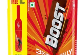Boost Nutrition Drink Container 1 kg (500 g x 2) with free sipper signed by MS Dhoni