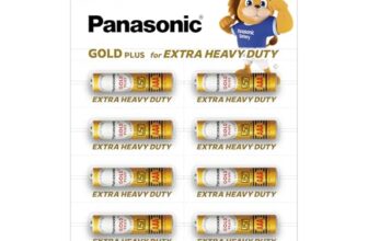 Panasonic AAA Gold Plus Batteries, Pack of 10, Long Life Premium India’s First 100% eco Friendly Battery