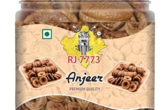 RJ 7773 Premium Dried | Afghani Anjeer I Low in Fat | Healthy Snack I Rich Source of Vitamins Dietary Fiber | Dry figs (Anjeer (Anjeer-1kg)