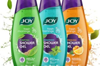 Joy Body Wash Combo Pack of 3 (750ml) | Acne Control, Oil Control & Skin Purifying Shower Gel | Cooling Refreshing Body Wash for Oily & Acne-Prone Skin | Paraben-Free