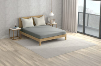 Raymond Home King Size Fitted Polyster Waterproof Mattress Cover(198 cm x 183 cm, Grey)