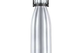 Pexpo Echo Pro 1800 | ISI Certified |-Silver Water Bottle for Office – 1750ml | Vacuum Insulated Flask with Handle | Thermosteel Bottle | Home | Office | Kitchen |