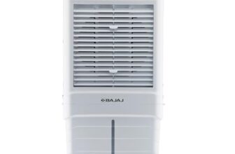 Bajaj DMH 90 Neo 90L Desert Air Cooler for Home|For Larger Room|Anti-Bacterial Honeycomb Cooling Pad|High-Speed|Ice Chamber|90Ft Air Throw|3-Speed Control|3 Year Comprehensive Product Warranty|White