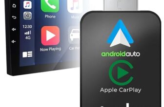 Woscher 2-in-1 Airlink Wireless carplay Adapter, Converts Wired Auto Android & CarPlay to Wireless, car Bluetooth Receiver, Android auto Adapter only for OEM Cars | 1+1 Year Warranty
