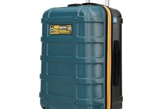 uppercase Cargo 66cm(Medium) Checkin Trolley Bag Dual-Tone Spinner Hardsided Luggage Secure Combination Lock Scratch-Proof Surface Mesh ConviPack Suitcase for Men & Women 2000 Days Warranty(Teal)