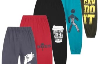 T2F Boy’s Regular fit Track Pants (BYSTRK31_Multicolor_5-6 Years)