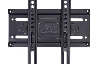 RISSACHI® TV Wall Mount Stand for 14–42 Inch LED LCD TVs | Universal TV & Monitor Arm Wall Mount | Space-Saving Monitor Stand for Home, Office & Bedroom