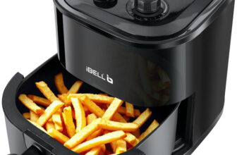 iBELL AEROFRY420DM 1500W Air Fryer For Home, Adjustable Temp, Nonstick, Multi-Cooking Air Fryer(4.2 L)